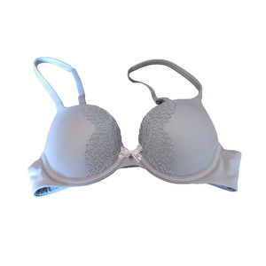 Victorias Secret Bra 32B Taupe Body by Victoria No Wire Back Closure Wireless